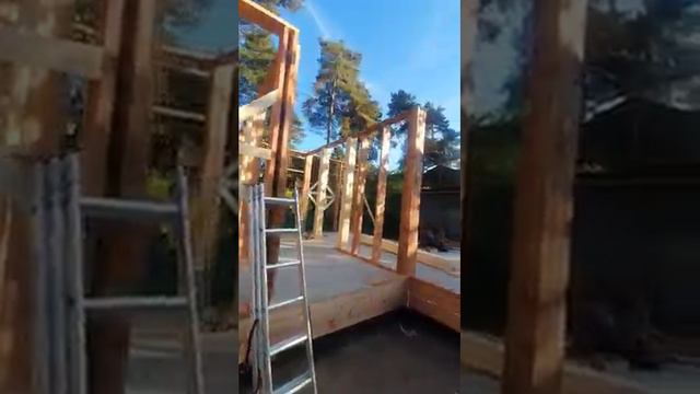 ХОД РАБОТ ПО СТРОИТЕЛЬСТВУ БАНИ