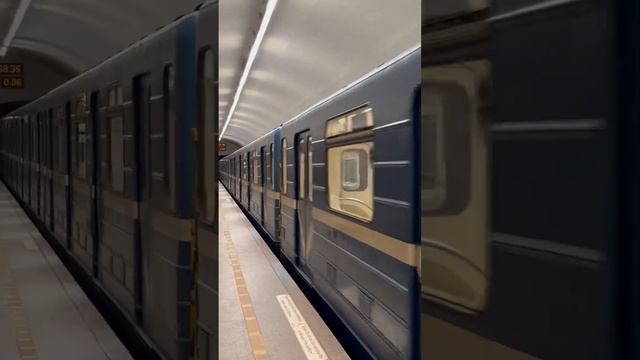 Перегонка «Номерного» по станции «Московские ворота» #metro #спб #trains