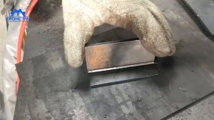 Лазерная сварка стали 4 мм на мощности 1300W  (тавровое соединение)