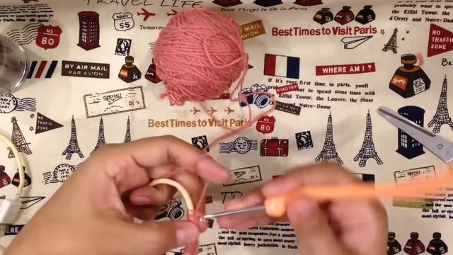 Cleaning and Making a cable colourful by pink yarn ~ Crochet смотреть онлайн