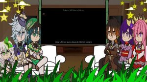 Genshin Impact (Arcontes) + Yae Miko Reagindo ao Rap do Kratos [Takeru]