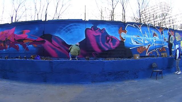 Создание граффити | Graffiti on the wall | Рисуем граффити смотреть онлайн