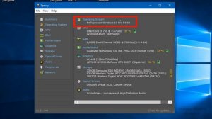 Где посмотреть параметры компьютера и версию Windows 10
