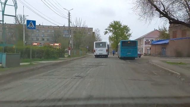 По новой дороге до Затона Чапаева. Уральск апрель 2023