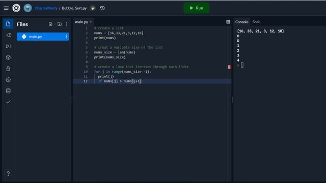 How to do bubble sort in python