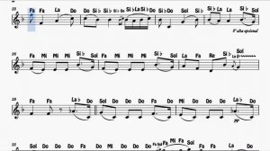 Minuet by Boccherini Score with Notes in F Major Flutes Violin Oboe Easy Key