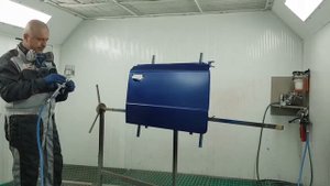 Нанесення двух компонентного  HS лаку CRYSTAL 2K CLEAR COAT