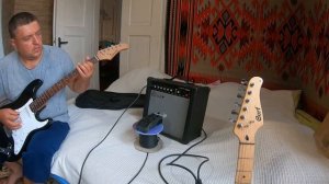 Гитарный набор. Электрогитара Tenson, комбоусилитель Ibanez GTA15R и гитарный преамп Xvive Metal GA