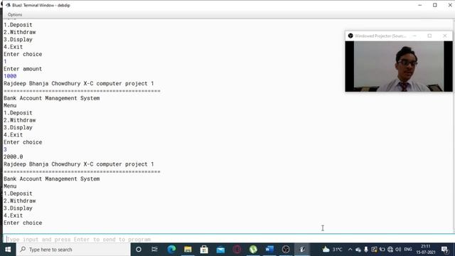 Create a simple Bank account using JAVA Bluej |School level program (https://dbctutorial.com) смотреть онлайн