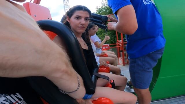 Парк аттракционов Сказка в Крылатском / Гигантская ладья 360 / Американские горки