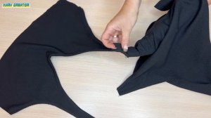 Как сшить женский топ на резинке. строчек не видно🪡