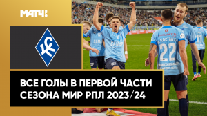 Все голы «Крыльев Советов» в первой части сезона Мир РПЛ 2023/24