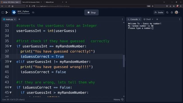 Beginner Python - Guess My Number! (Recap)