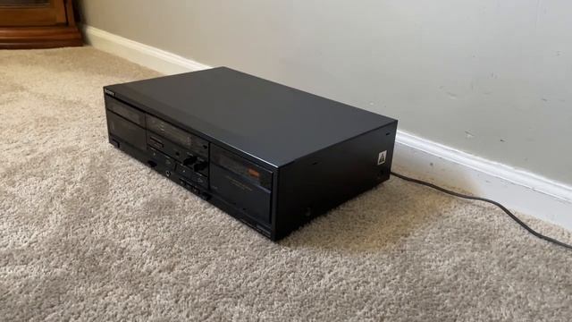 Sony TC-W320 Stereo Dual Double Cassette Deck Tape Player смотреть онлайн