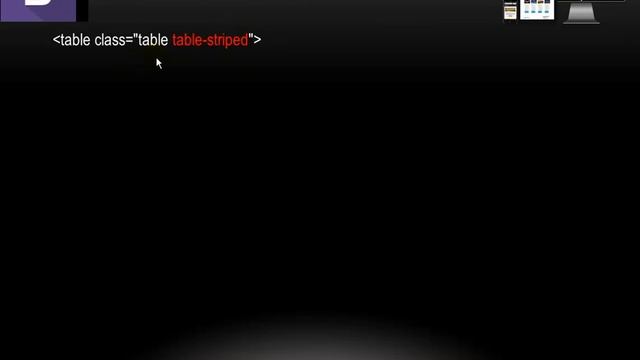 Web Framework Bootstrap 010 Table Stripped смотреть онлайн