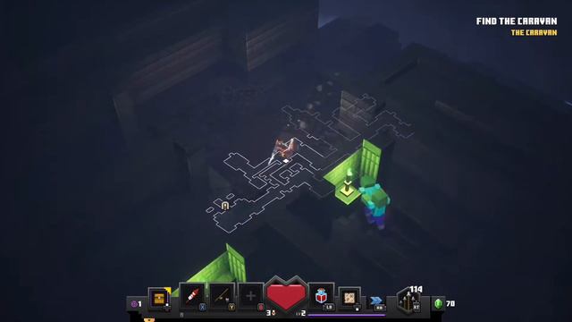 Minecraft Dungeons - Squid Coast & Creeper Woods Gameplay - XBOX смотреть онлайн