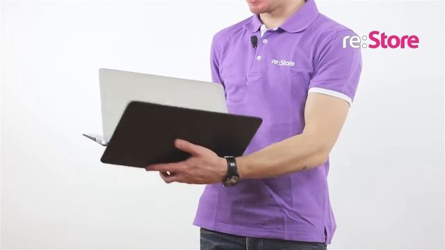 Кожаный чехол Fliku для MacBook Air 13 черный смотреть онлайн