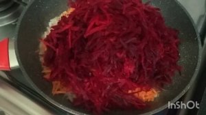 Тушёная свёкла с морковью, луком на растительном масле! Вкусно и полезно!