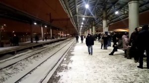 ЖД станция Выхино. Движение электричек. Казанское направление РЖД.