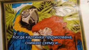 Как перенести рисунок на ткань для ковровой вышивки?