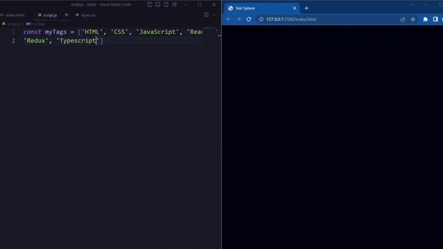Rotating Text Animation Html CSS & JavaScript | CSS Animation Effects