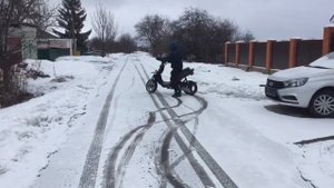 дрифт на скутере/ СТАНТ