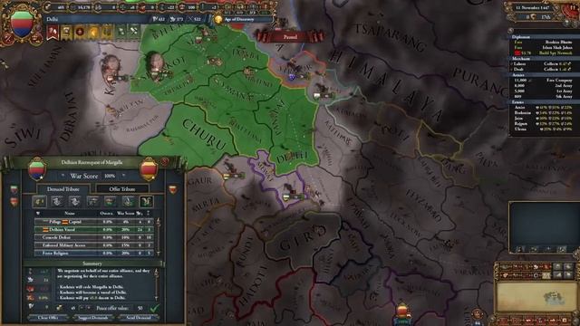 EU4 1.34 Дели Гайд на Идеальный старт #1 смотреть онлайн