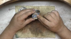 Музейная реставрация. Ремонт сколов горячей эмали.