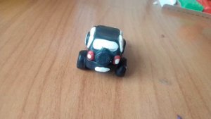 Нива Шевроле из пластилина