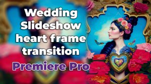 Свадебное слайд-шоу сердечные переходы Wedding slideshow heart frame transition Premiere Pro