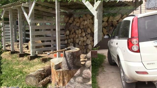 Забор из булыжника Заготовка дров смотреть онлайн