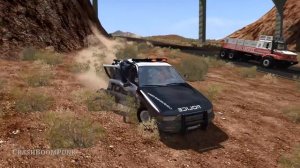 Crazy Police Chases #36 - BeamNG Drive Crashes | CrashBoomPunk
