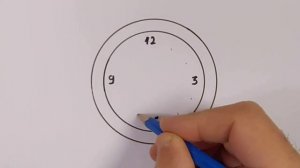 comment dessiner une horloge facile