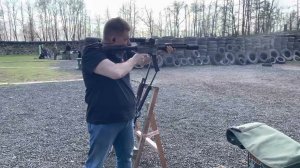 TK509 с ДТК «Гексагон», сравнение громкости выстрела сверхзвуковыми и дозвуковыми патронами.