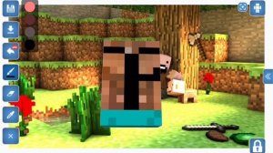 Как создать свой скин Crafting and building