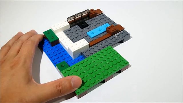 LEGO Minecraft 21134 The Waterfall Base - Lego Speed Build смотреть онлайн