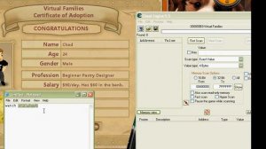 How to use Cheat Engine 5.5 in Virtual Families