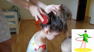 Прическа для гимнастики