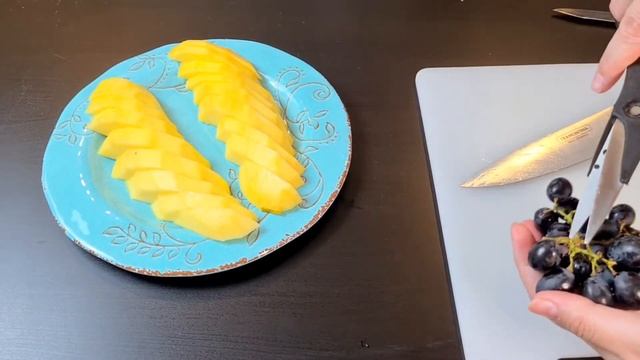 Фруктовая Тарелка. Нарезка из фруктов на Праздничный Стол. Fruit Plate . Fruit Slicing.