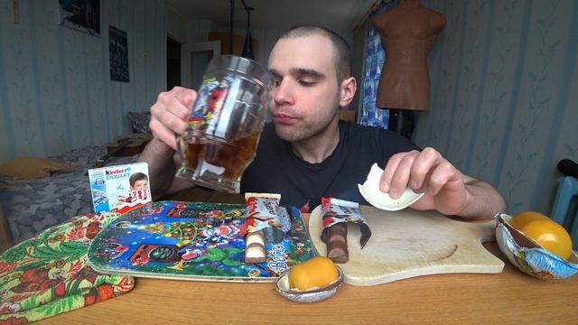 МУКБАНГ АСМР / КИНДЕР ШОКОЛАД ВСЕ ВКУСЫ / ASMR KINDER CHOCOLATE PARTY / EATING ASMR Mukbang #456