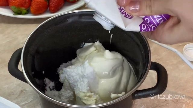 ★МЕРЕНГОВЫЙ РУЛЕТ★ легкий рецепт! смотреть онлайн