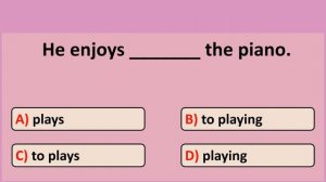 Gerund VS Infinitive Quiz | Test And Quiz Institution
