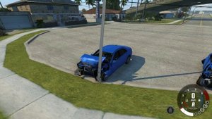 Бьем MERCEDES BENZ W221 BEAMNG DRIVE