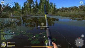 Ловля щуки на живца в игре Русская рыбалка 4