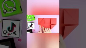 Изготовление 3D оригами коробочки в виде приложений Тик Ток, Whatsapp, Роблокс и Ютуб