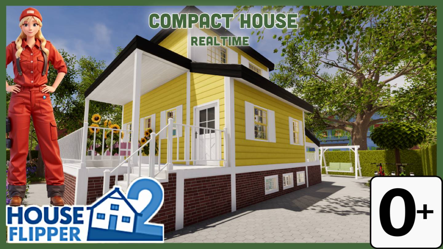 Хаус Флиппер 2 - Английский - House Flipper 2 - Compact House - Realtime смотреть онлайн