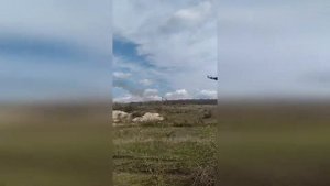 Ка-52 и Ми-35М снятые с земли пускают НАР с кабрирования