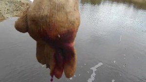 Внесение маргонцовки пруд с подачей воды