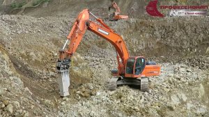 Гидромолот ProfBreaker PB360S на экскаваторе Doosan 340LCA