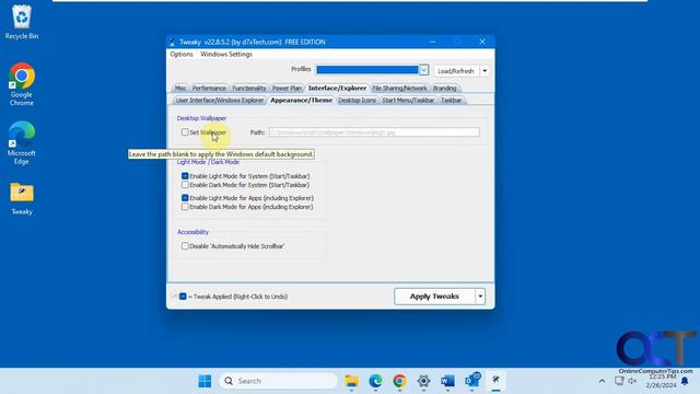 Tweak Your Windows Settings and Configuration with the Free Tweaky Tool